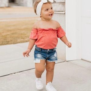 • NWT Bailey’s Blossoms Cold Shoulder Romper •